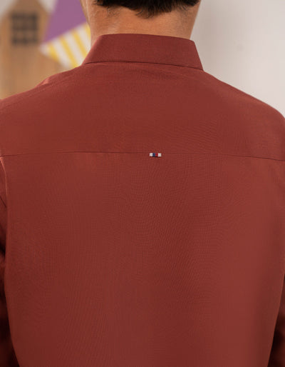 Blended Orange Kurta Trouser - J. Junaid Jamshed
