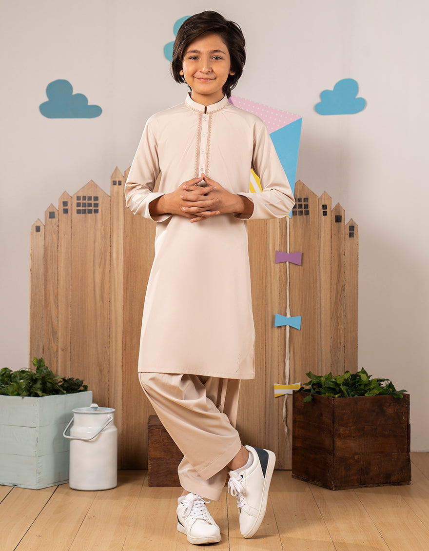 Blended White Kurta Trouser - J. Junaid Jamshed