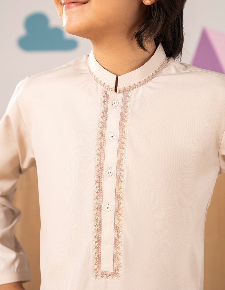 Blended White Kurta Trouser - J. Junaid Jamshed