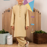 Blended Brown Shalwar Kameez - J. Junaid Jamshed