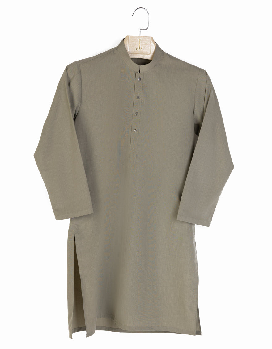 Blended Green Kurta - J. Junaid Jamshed