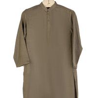 Blended Brown Kurta - J. Junaid Jamshed