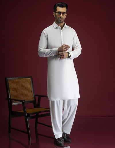 Blended White Shalwar Kameez - Cast & Crew