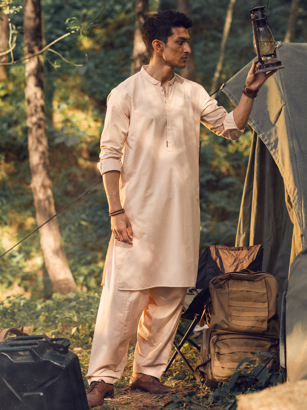 Blended Peach Shalwar Kameez - Almirah