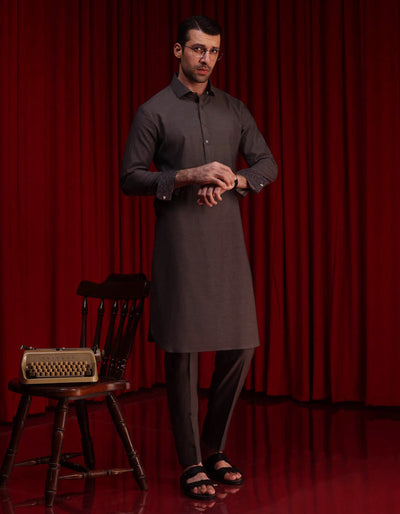 Cotton Chocolate Shalwar Kameez - Cast & Crew