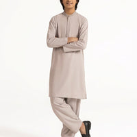 Blended Light Purple Shalwar Kameez - J. Junaid Jamshed