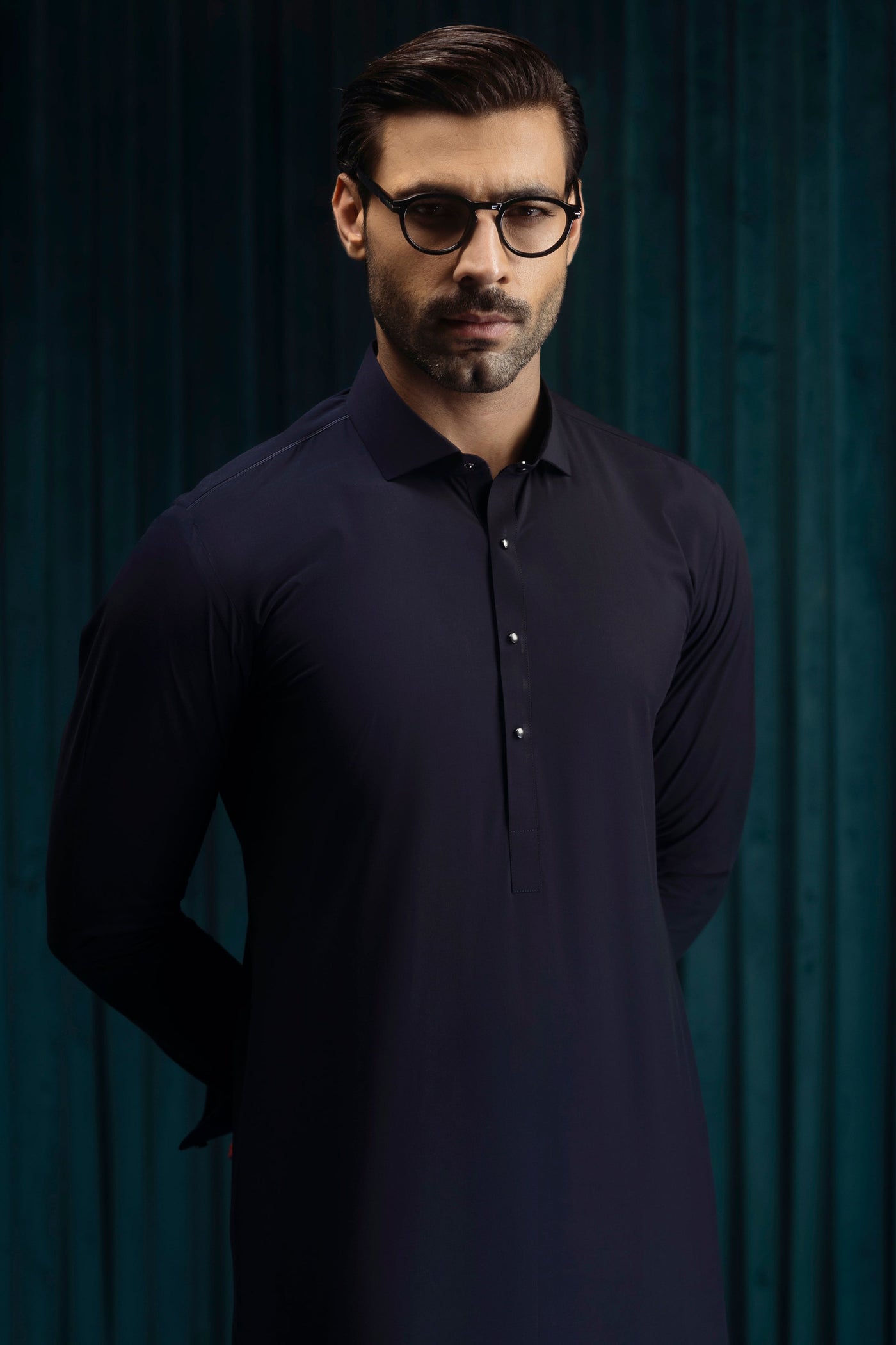 Blended Blue Shalwar Kameez - Cast & Crew