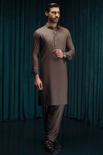 Blended Brown Shalwar Kameez - Cast & Crew