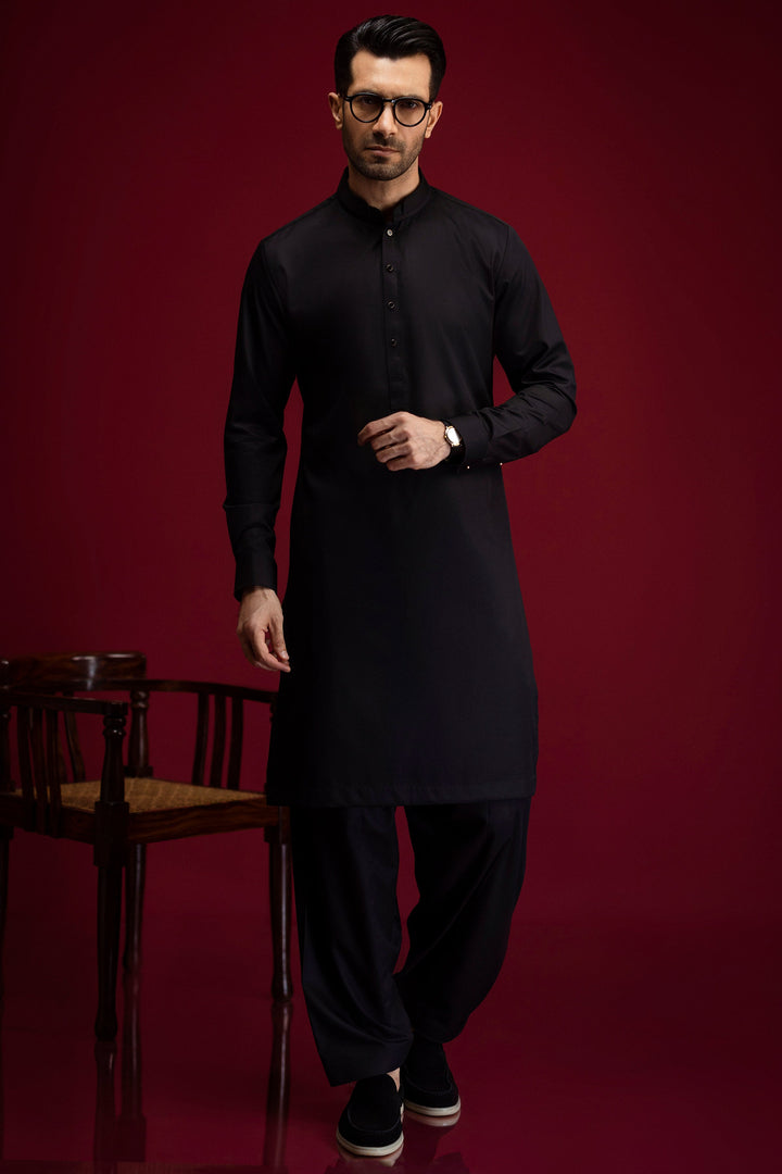 Blended Black Shalwar Kameez - Cast & Crew