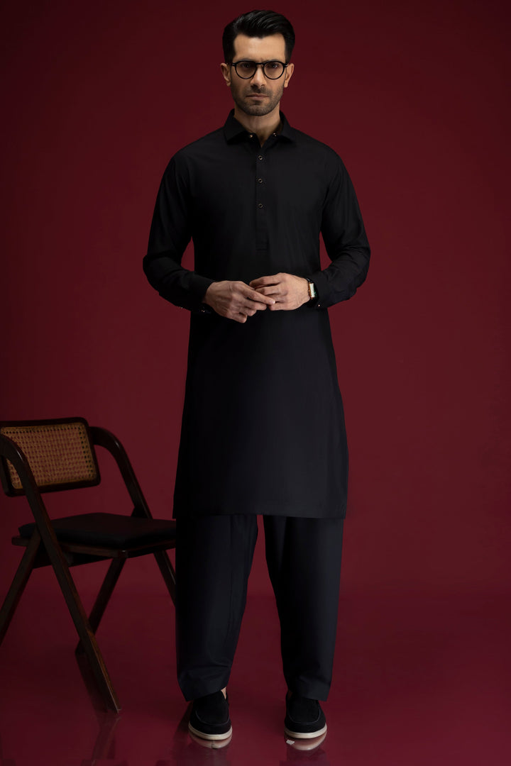 Blended Black Shalwar Kameez - Cast & Crew