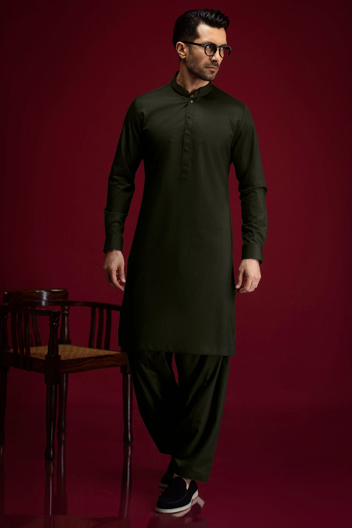Blended Green Shalwar Kameez - Cast & Crew