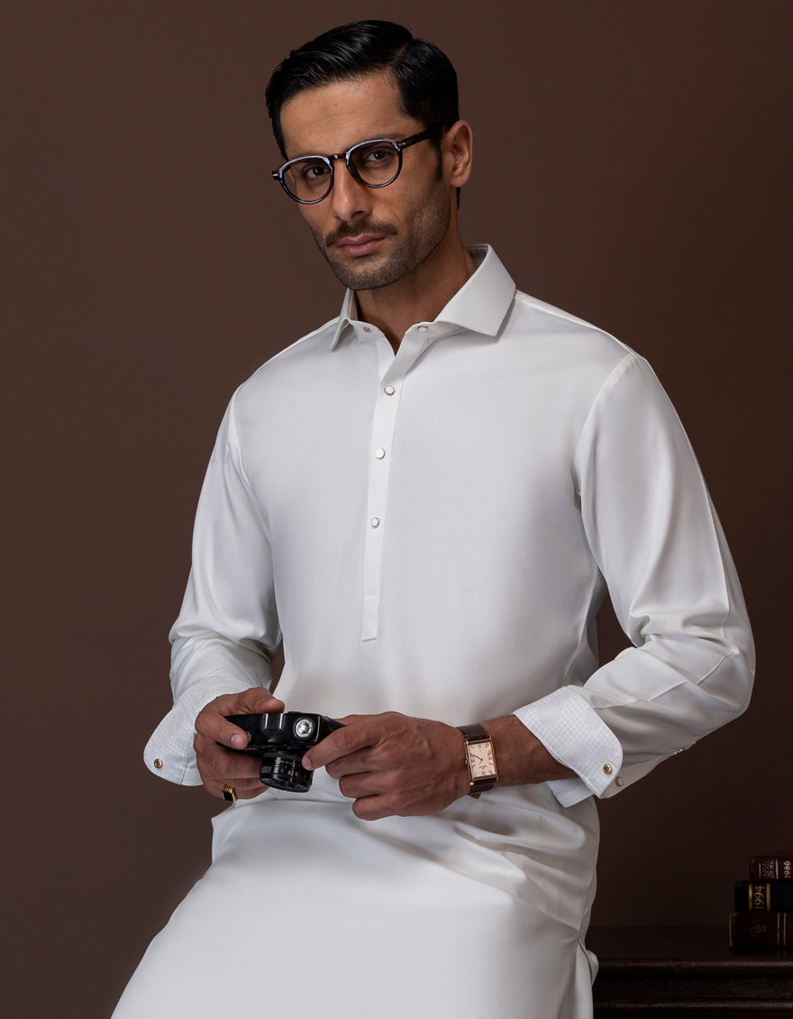 Blended White Shalwar Kameez - Cast & Crew