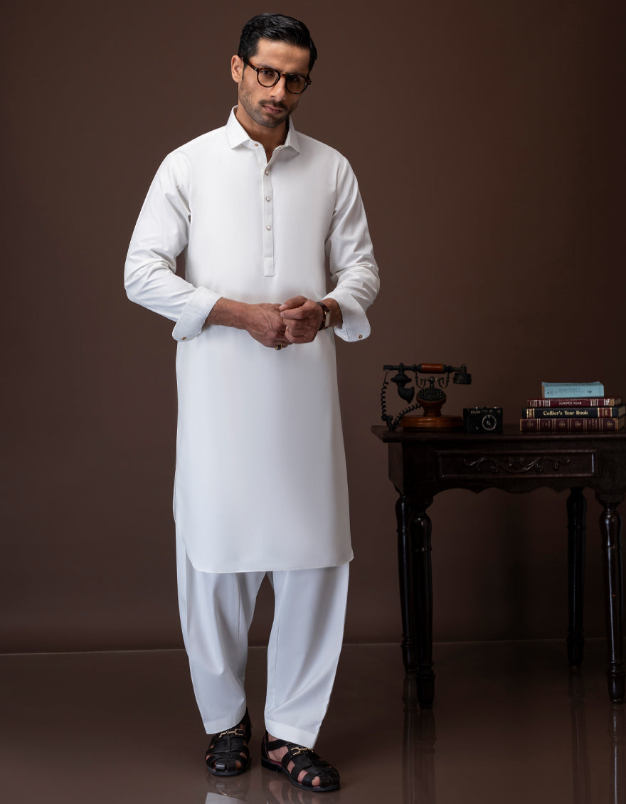 Blended White Shalwar Kameez - Cast & Crew