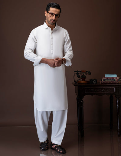 Blended White Shalwar Kameez - Cast & Crew