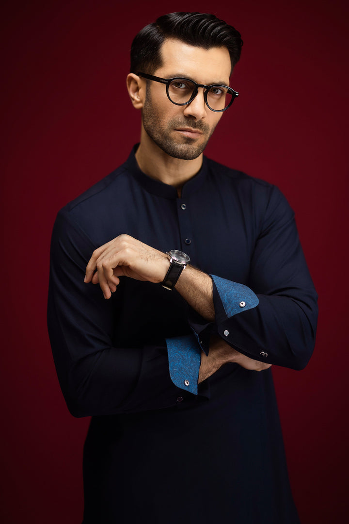 Blended Navy Shalwar Kameez - Cast & Crew