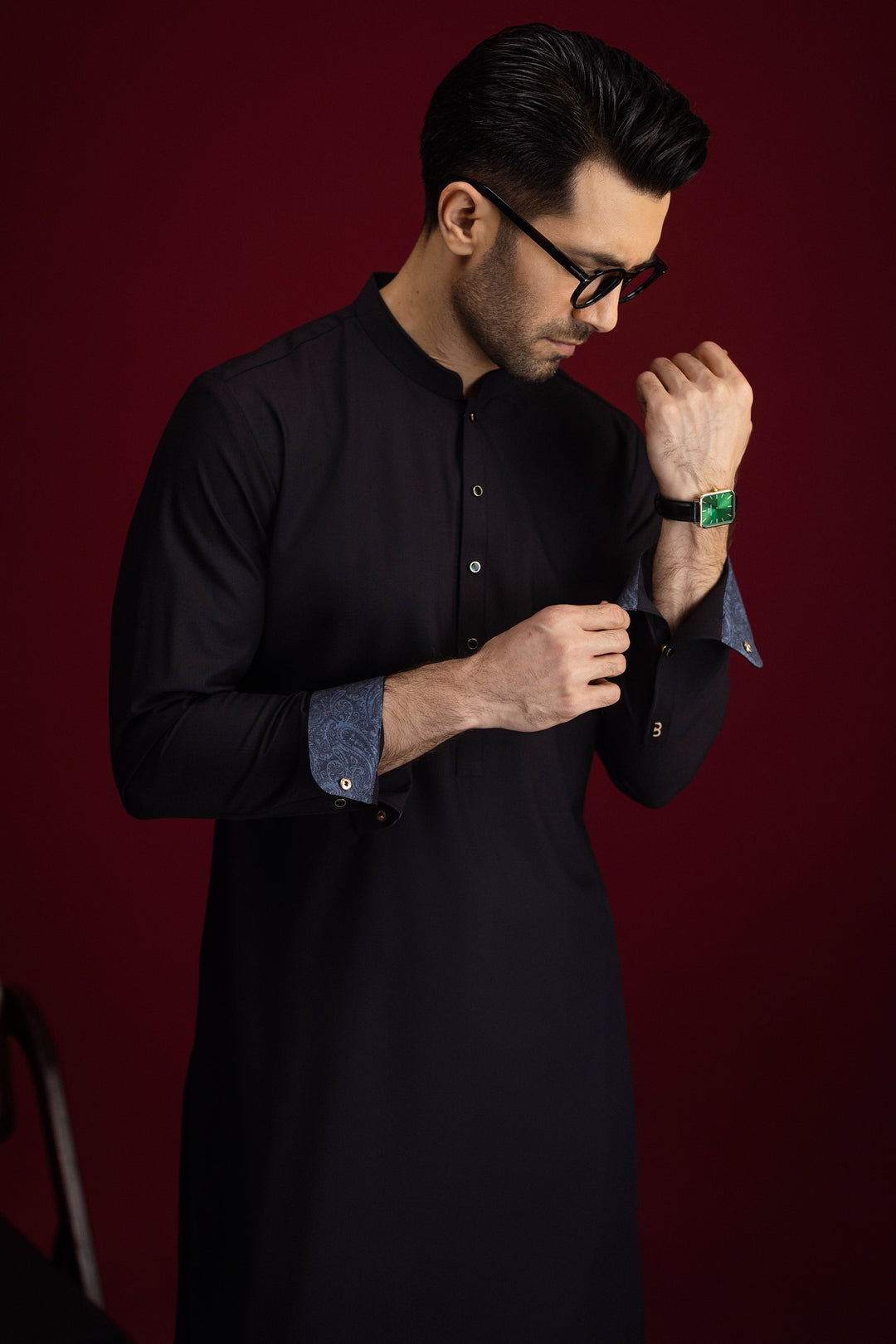 Blended Black Shalwar Kameez - Cast & Crew