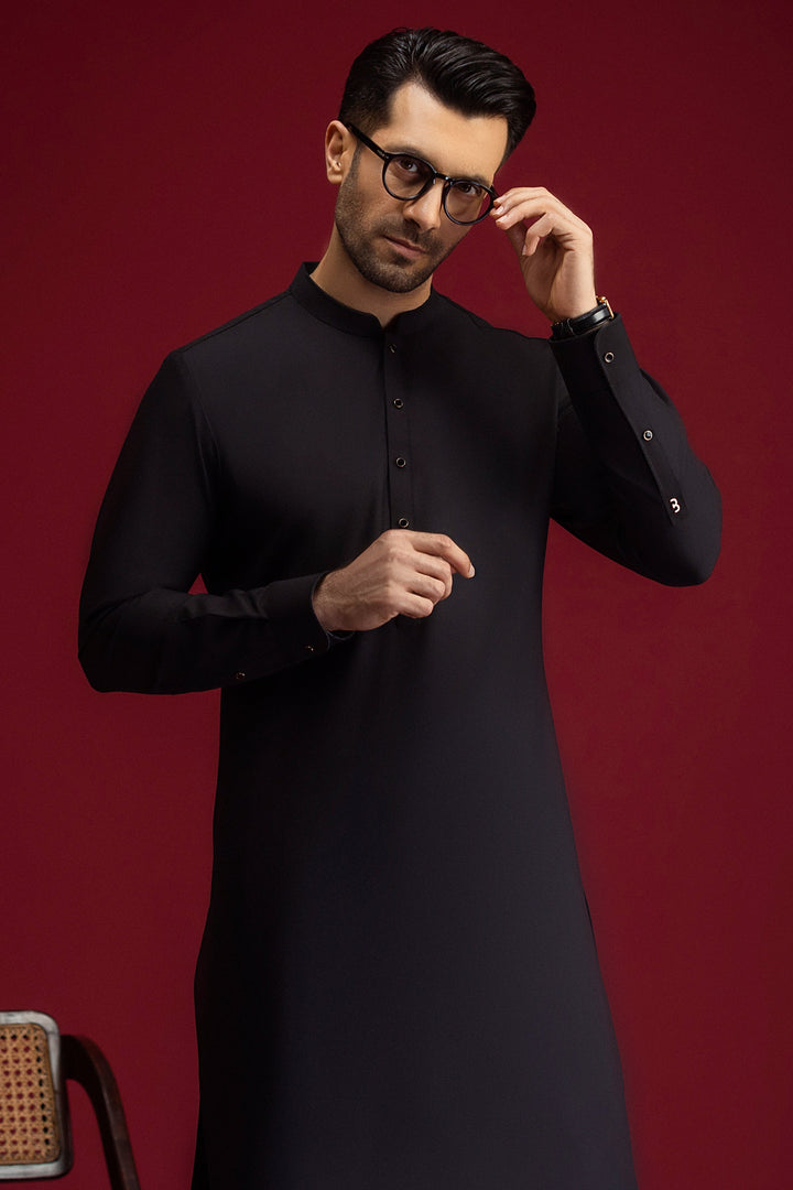 Blended Black Shalwar Kameez - Cast & Crew
