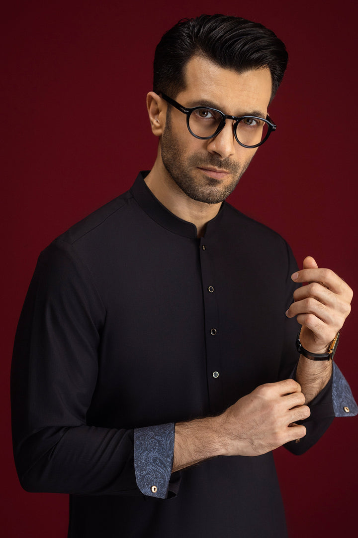 Blended Black Shalwar Kameez - Cast & Crew