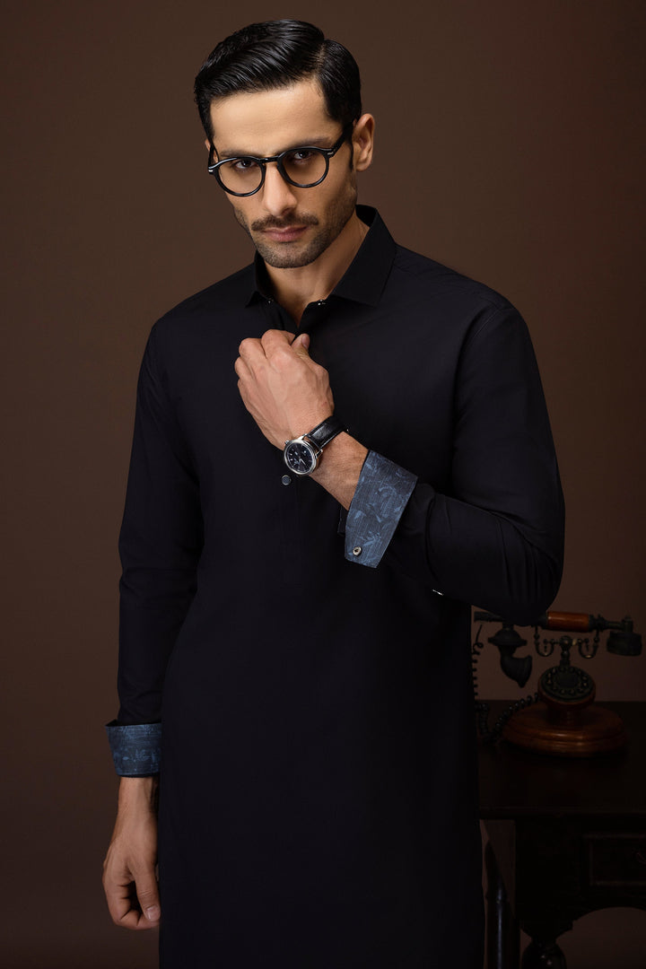 Blended Black Shalwar Kameez - Cast & Crew