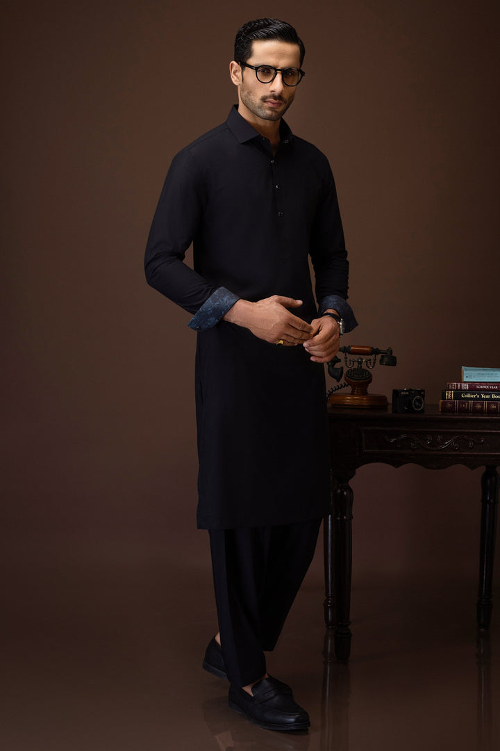 Blended Black Shalwar Kameez - Cast & Crew