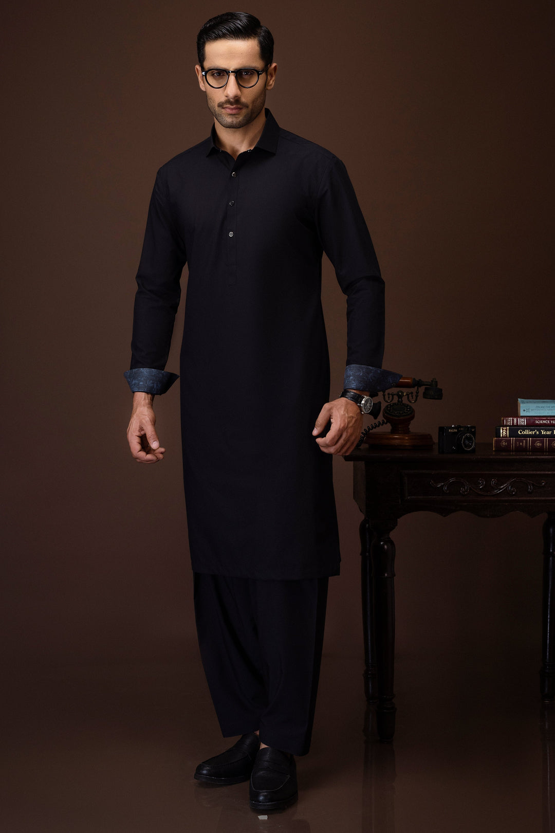 Blended Black Shalwar Kameez - Cast & Crew