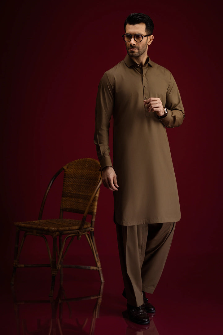 Blended Hazel Nut Shalwar Kameez - Cast & Crew