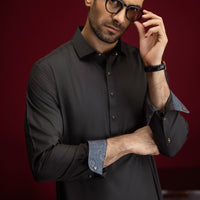 Blended Deep Olive Shalwar Kameez - Cast & Crew