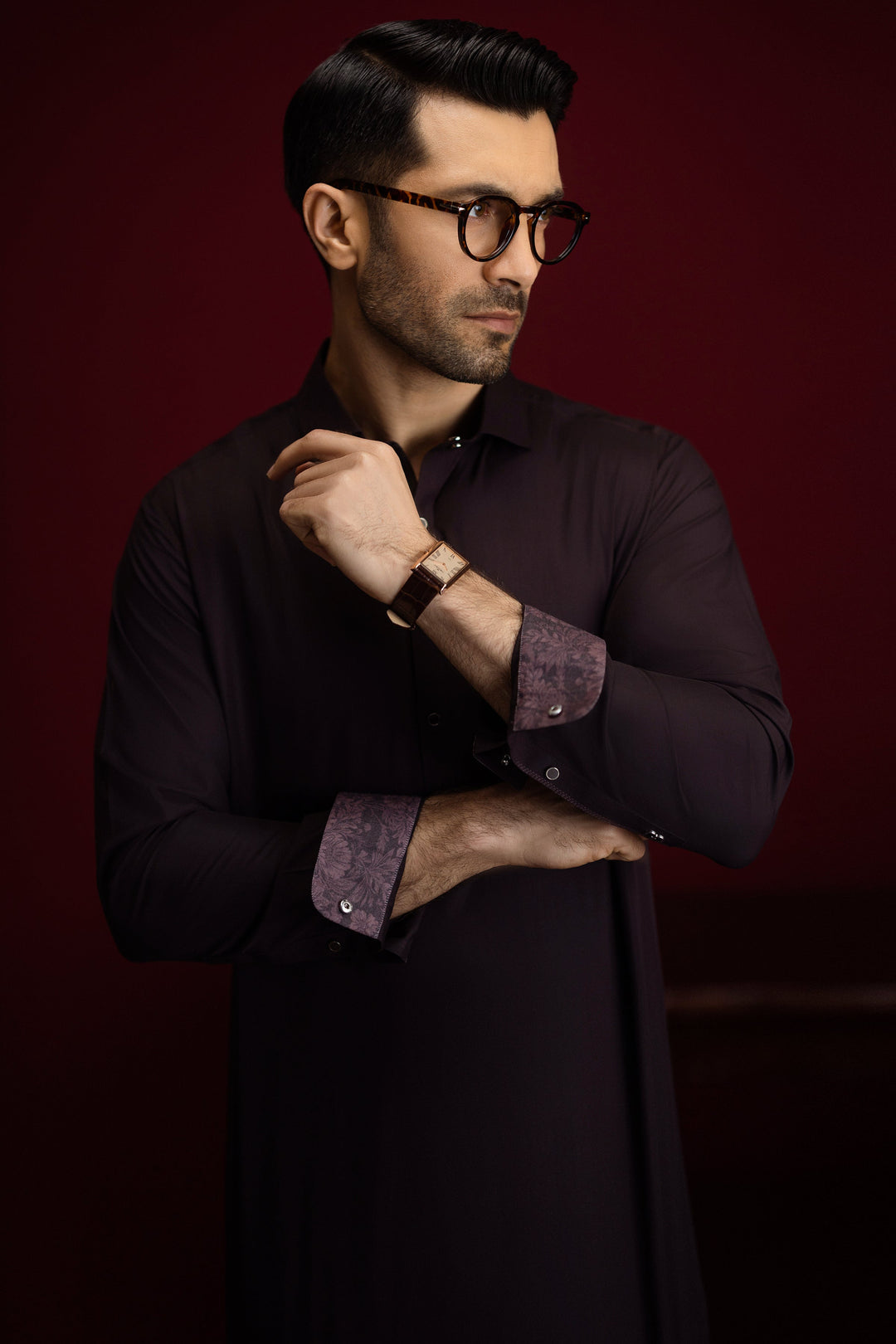 Blended Hazel Nut Shalwar Kameez - Cast & Crew