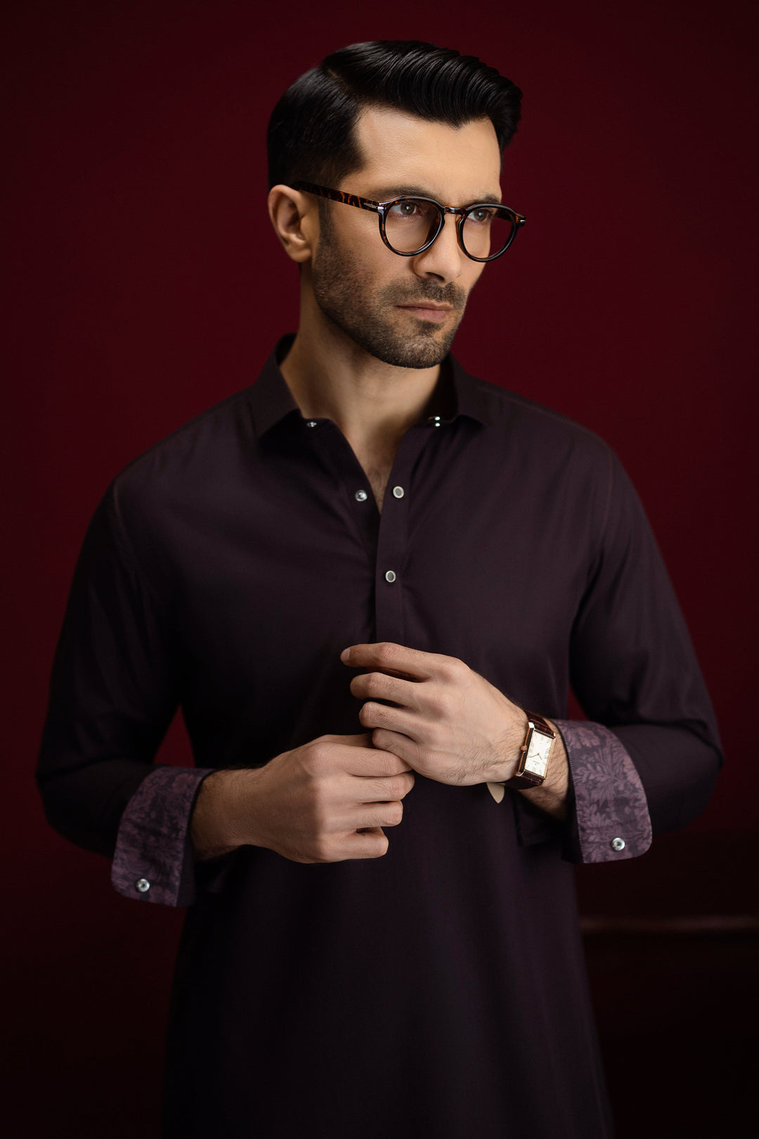 Blended Hazel Nut Shalwar Kameez - Cast & Crew