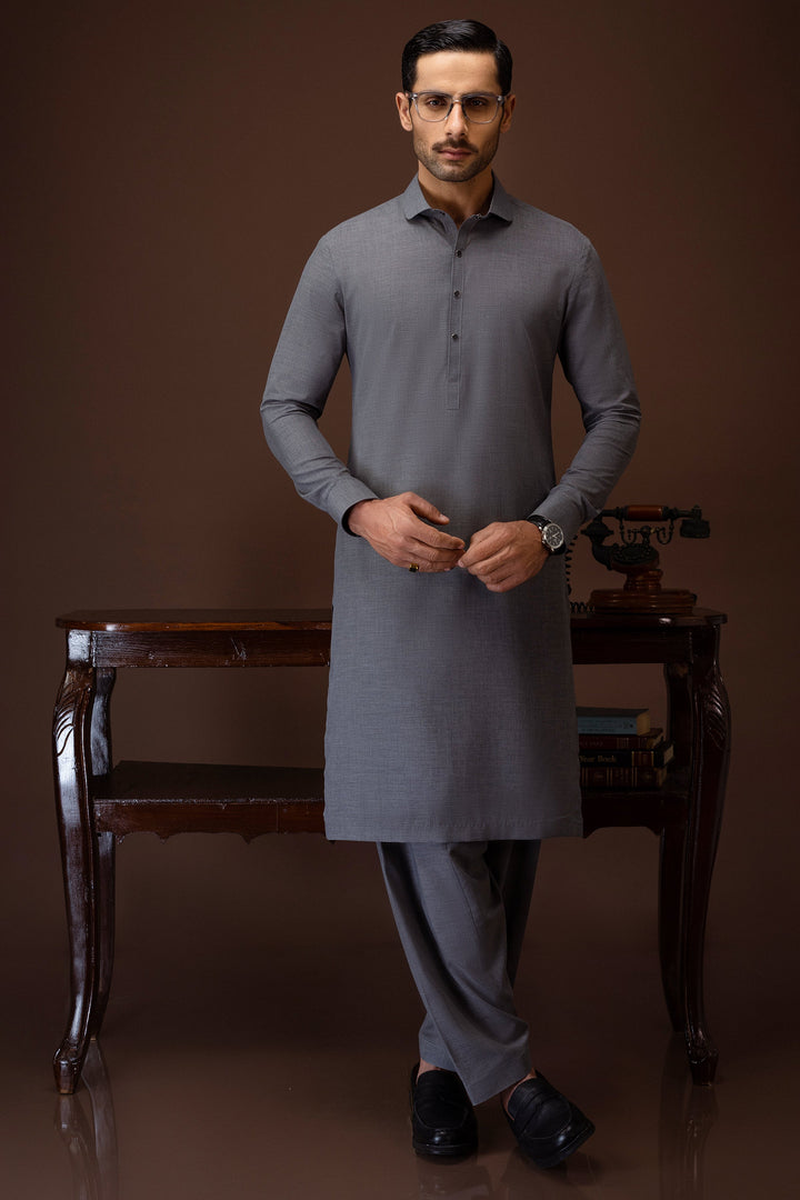 Blended Grey Shalwar Kameez - Cast & Crew
