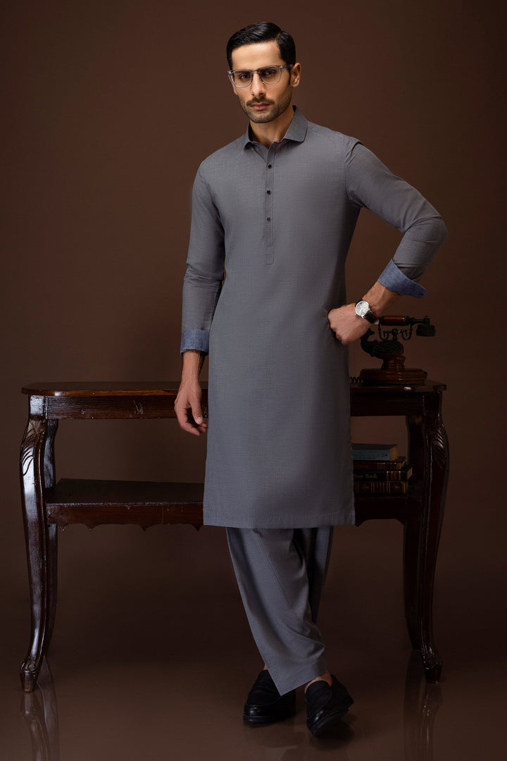 Blended Grey Shalwar Kameez - Cast & Crew