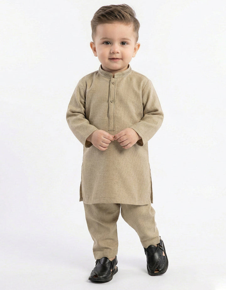 Blended Pista Shalwar Kameez - J. Junaid Jamshed