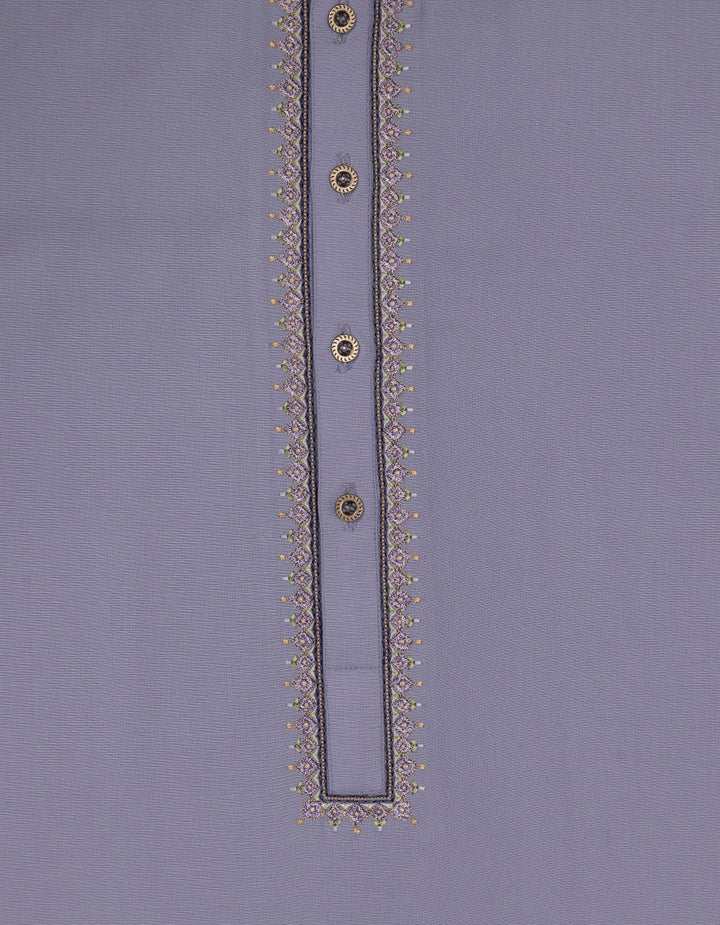 Blended Lilac Kurta Trouser - J. Junaid Jamshed