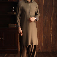 Blended Olive Shalwar Kameez - Cast & Crew