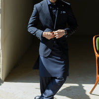 Blended Navy Shalwar Kameez - Cast & Crew