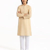 Cotton Cream Kurta - J. Junaid Jamshed
