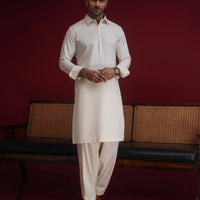 Blended Cream Shalwar Kameez - Cast & Crew