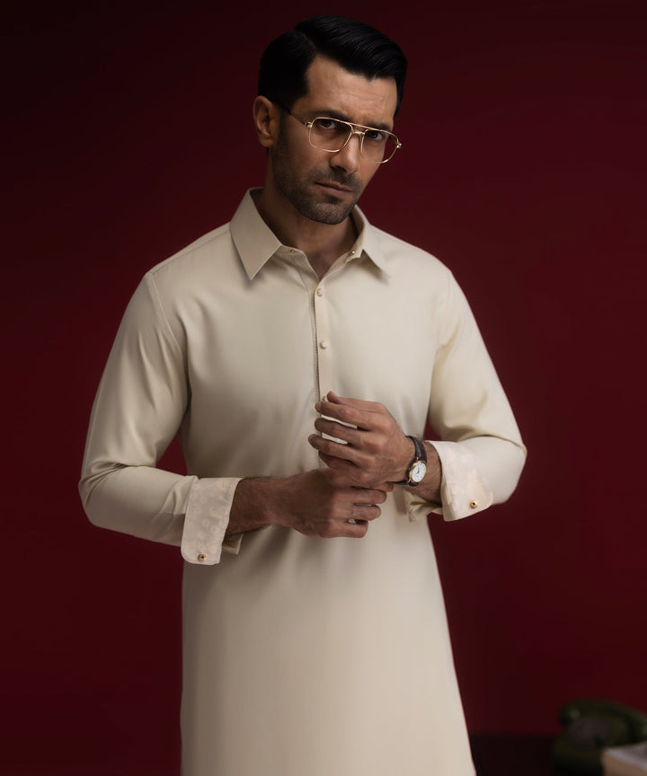 Blended Beige Shalwar Kameez - Cast & Crew