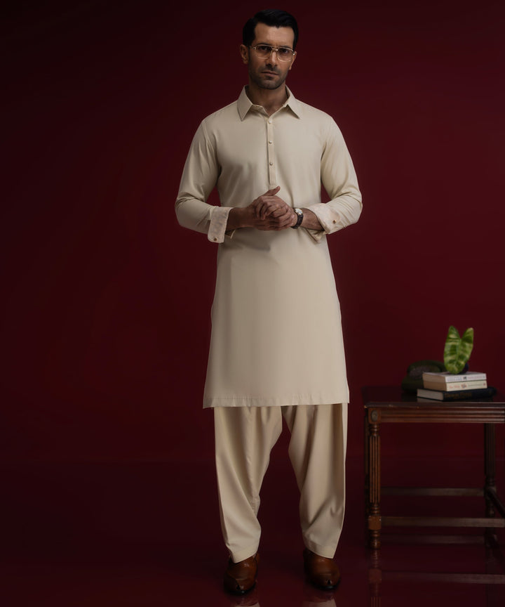 Blended Beige Shalwar Kameez - Cast & Crew