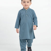 Blended Sea Green Shalwar Kameez - J. Junaid Jamshed