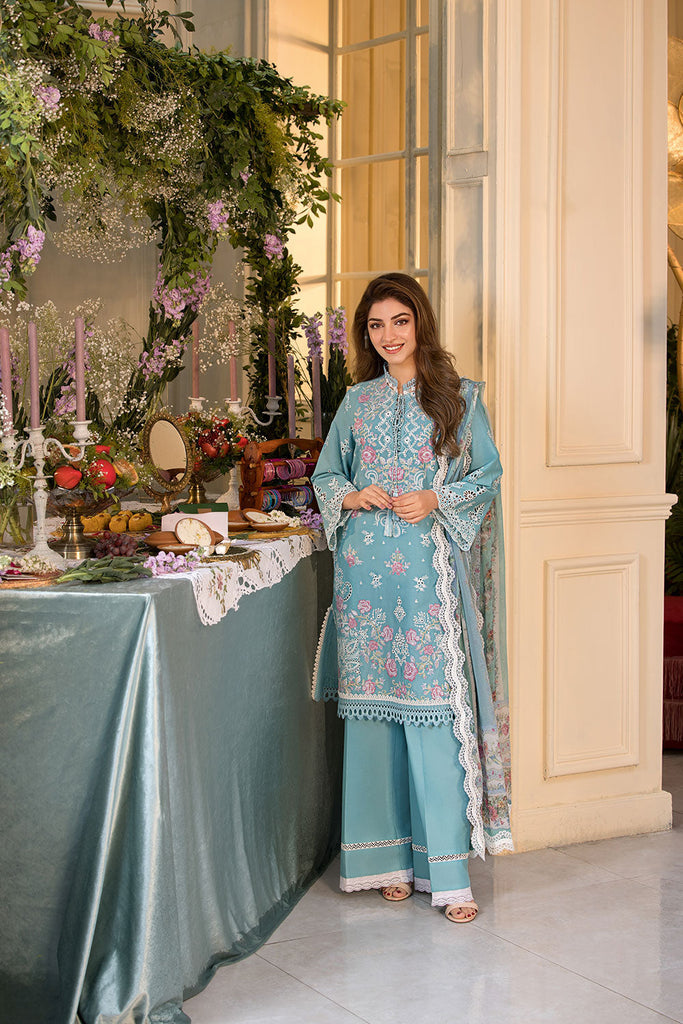 Design 3A - Sobia Nazir Vital Lawn Stitched