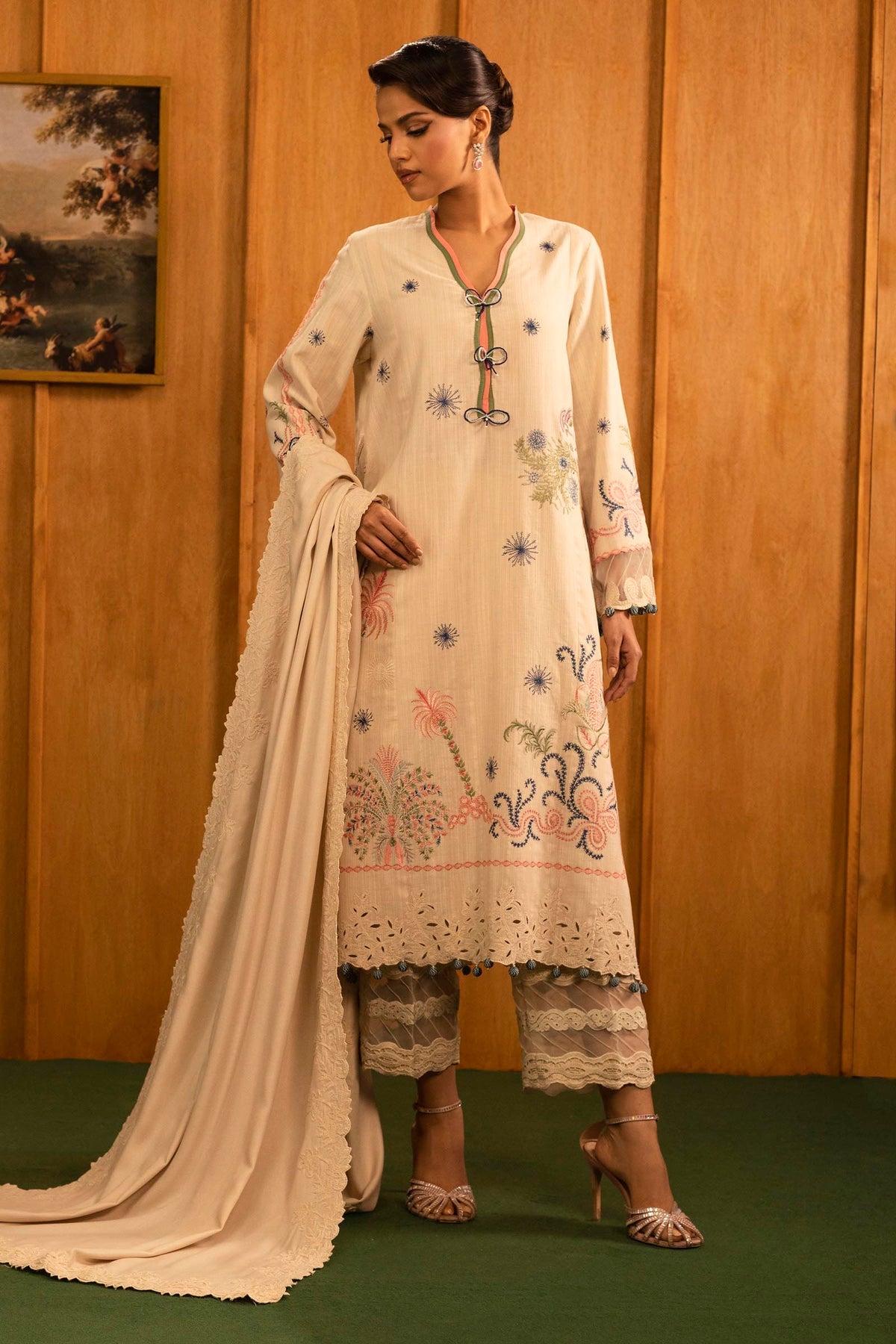 Design 3B - Sana Safinaz Muzlin Stitched – Janan