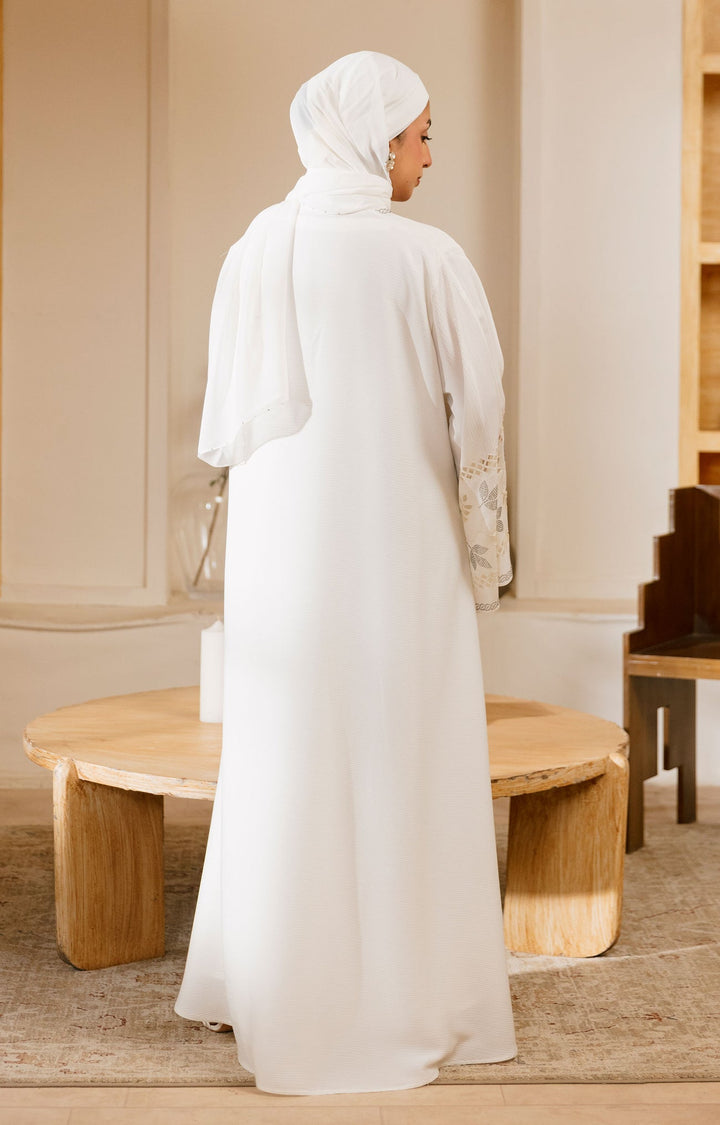 Aroha White Abaya