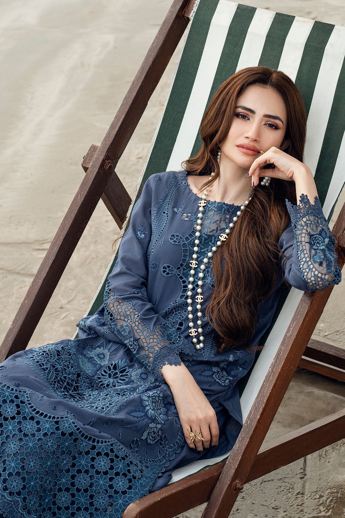 Design 3 - Nureh Khuwab Embroidered Stitched Collection