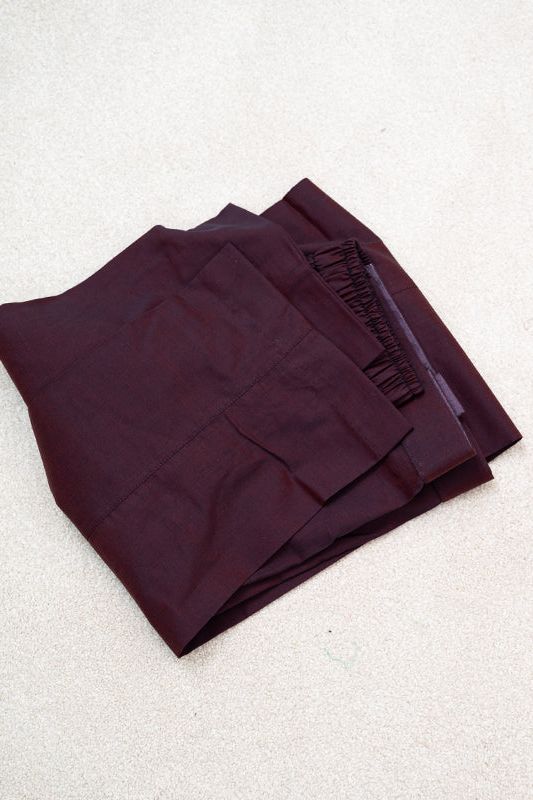 Cotton Deep Burgundy Kurta Trouser - Cast & Crew