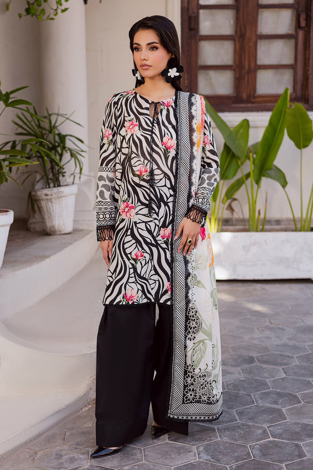 Design 8 - Nureh Rania Print Stitched