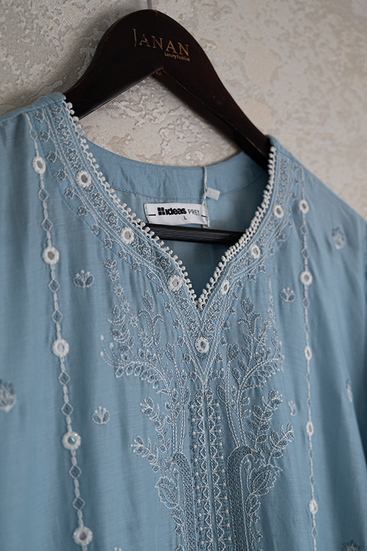 Sky Blue Stitched Suit - Gul Ahmed