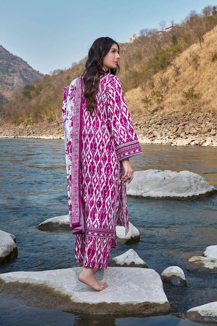 Printed Lawn Cherry Stitched Suit - Khas