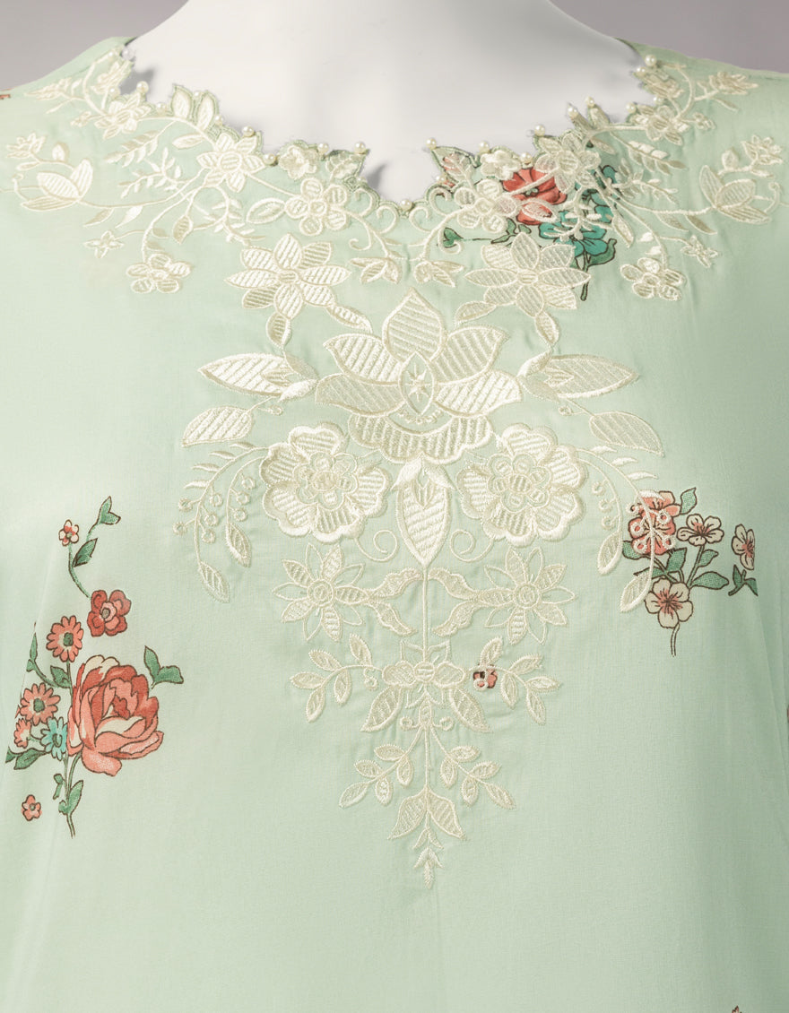 Lawn Multicolor Unstitched Suit - J. Junaid Jamshed
