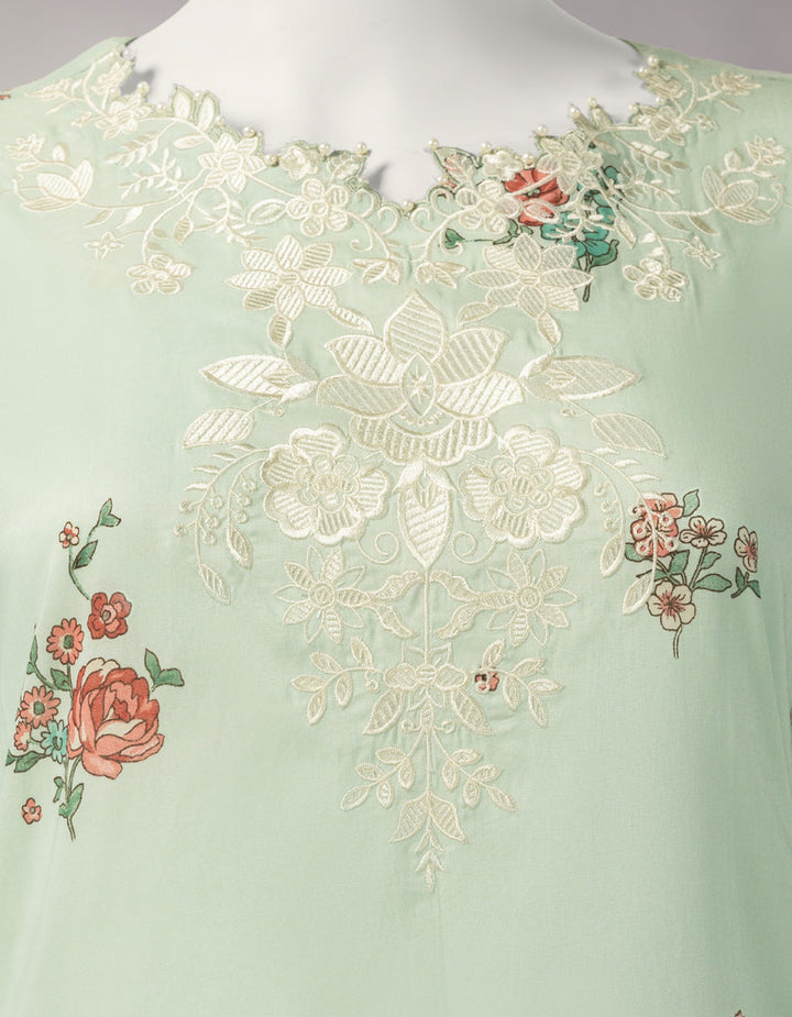 Lawn Multicolor Unstitched Suit - J. Junaid Jamshed
